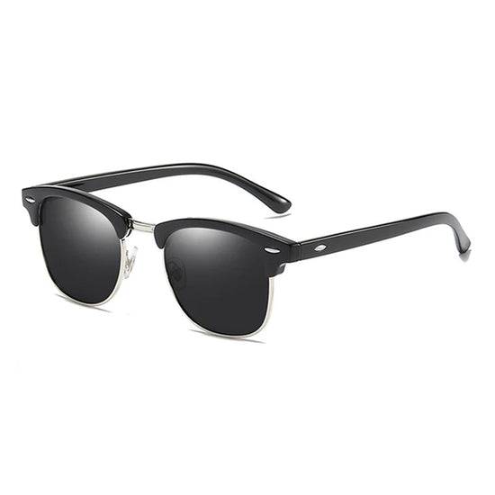 Classic Half Frame Polarized Sunglasses Unisex