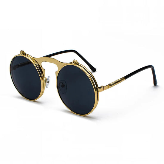 SteampunkFlip Retro Sunglasses