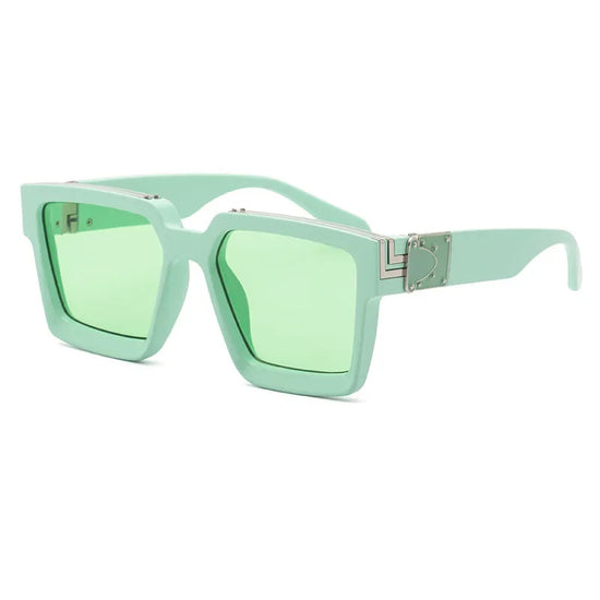 Luxury Brand Designer Square Oversized Sunglasses Unisex