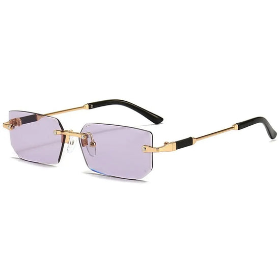 Rimless Rectangle Sunglasses Unisex