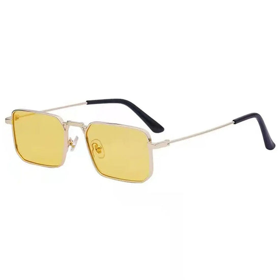 Small Rectangle Sunglasses Vintage Unisex