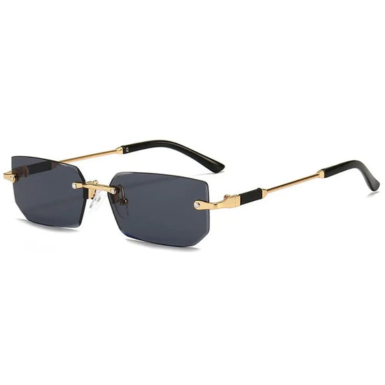 Rimless Rectangle Sunglasses Unisex