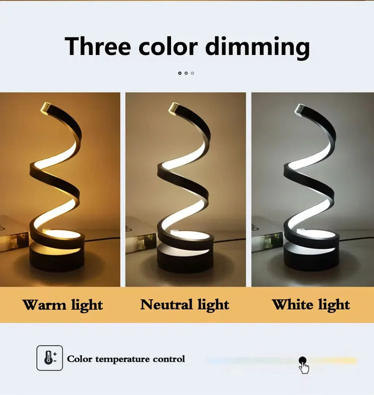 Spiral Night Lamp | LED Night Lamp | shop71