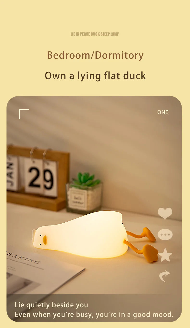 Duck Night Light | Silicone Night Light | shop71