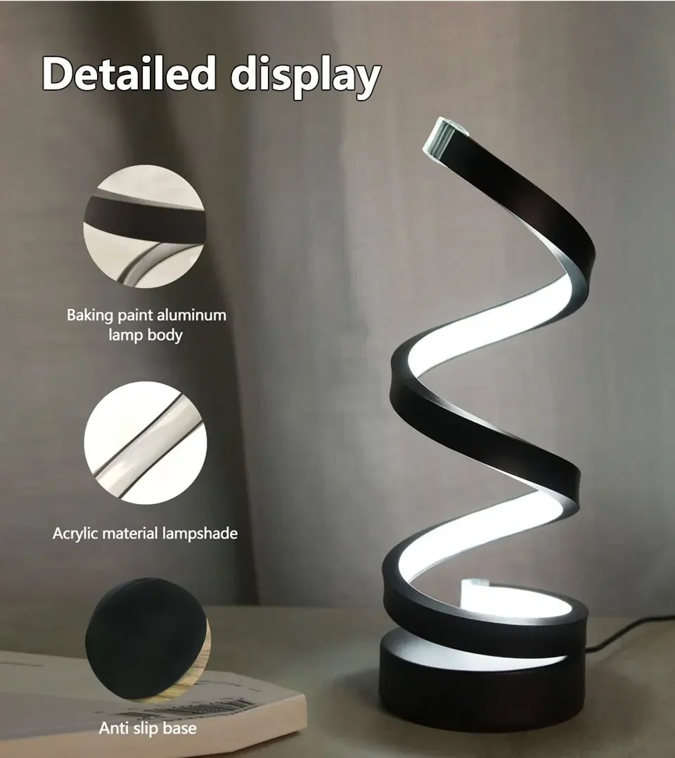 Spiral Night Lamp | LED Night Lamp | shop71