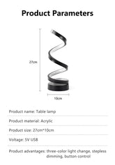 Spiral Night Lamp | LED Night Lamp | shop71