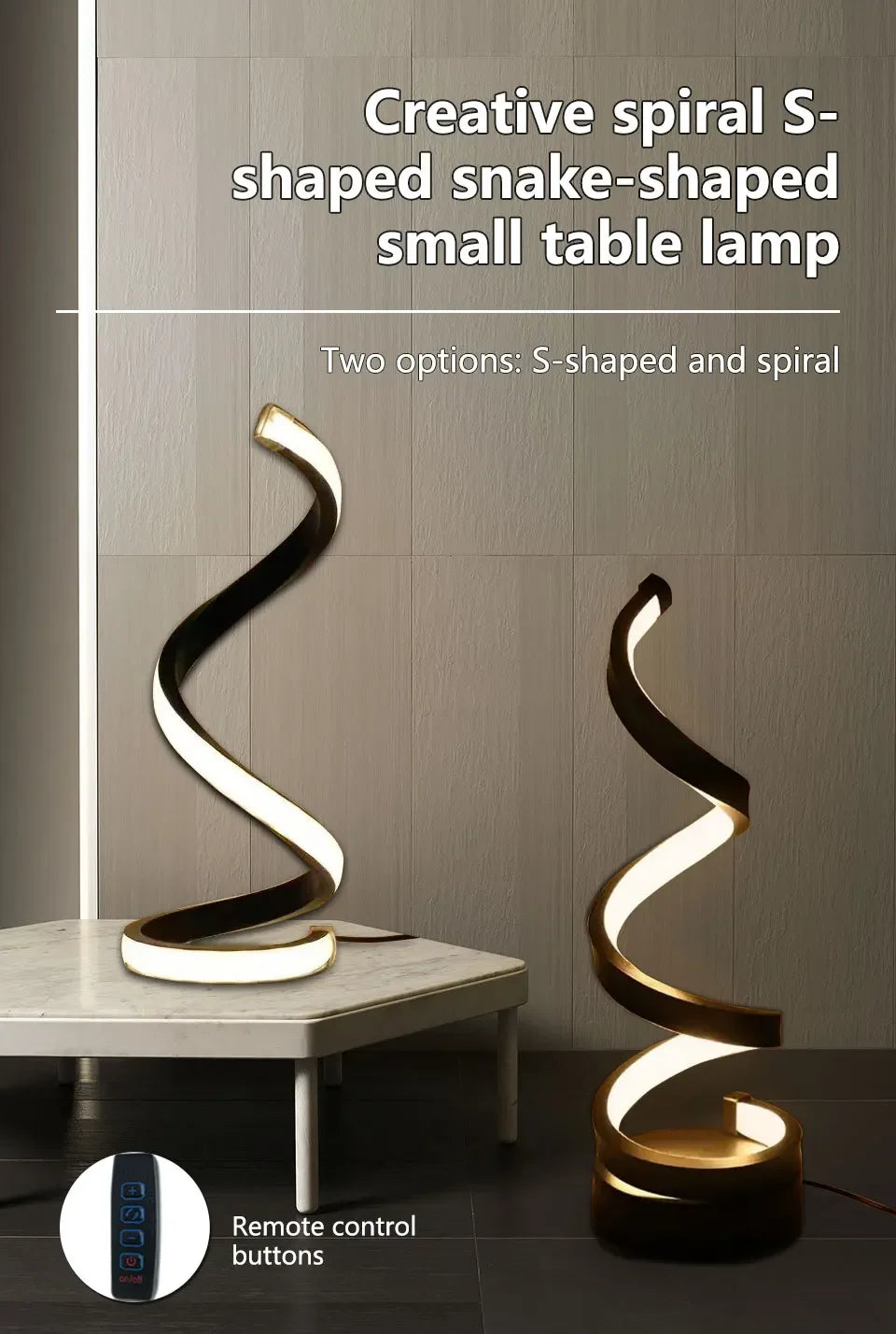 Spiral Night Lamp | LED Night Lamp | shop71